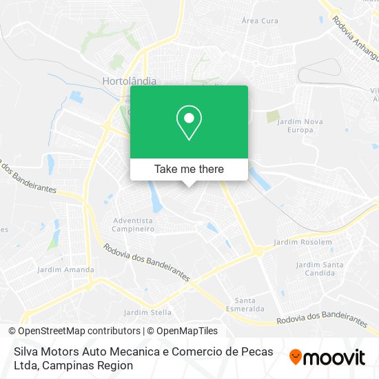 Silva Motors Auto Mecanica e Comercio de Pecas Ltda map