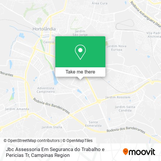 Jbc Assessoria Em Seguranca do Trabalho e Pericias Tr map