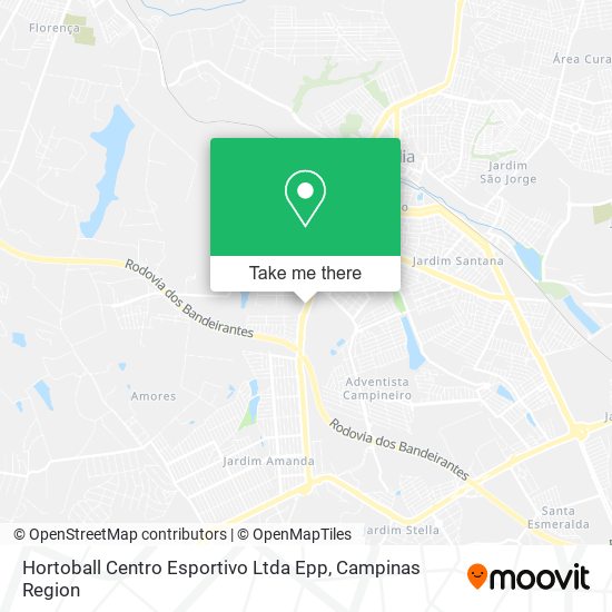 Hortoball Centro Esportivo Ltda Epp map