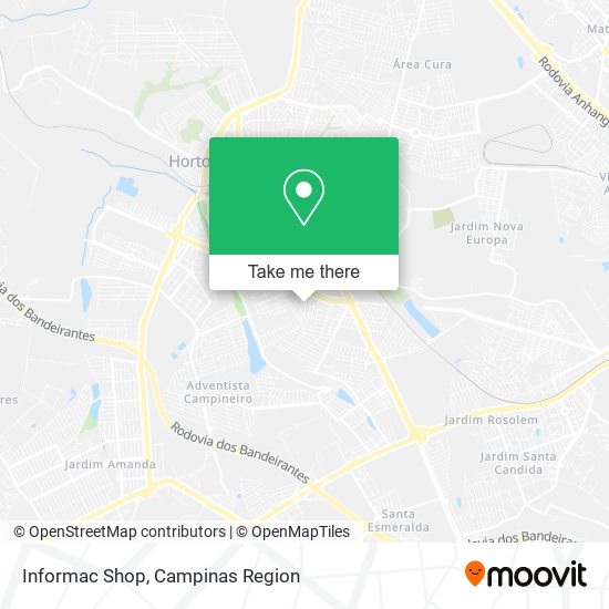 Informac Shop map