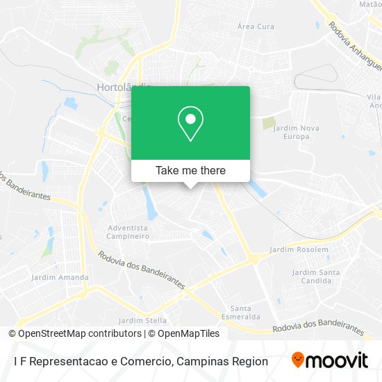 Mapa I F Representacao e Comercio