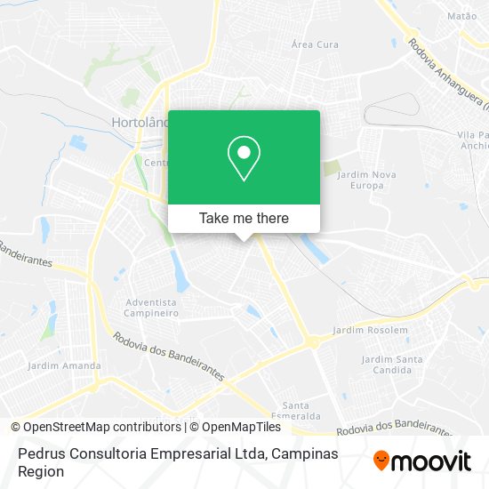 Mapa Pedrus Consultoria Empresarial Ltda