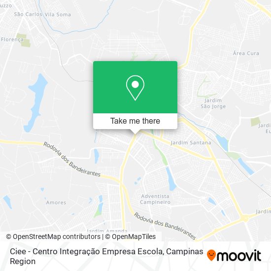 Ciee - Centro Integração Empresa Escola map