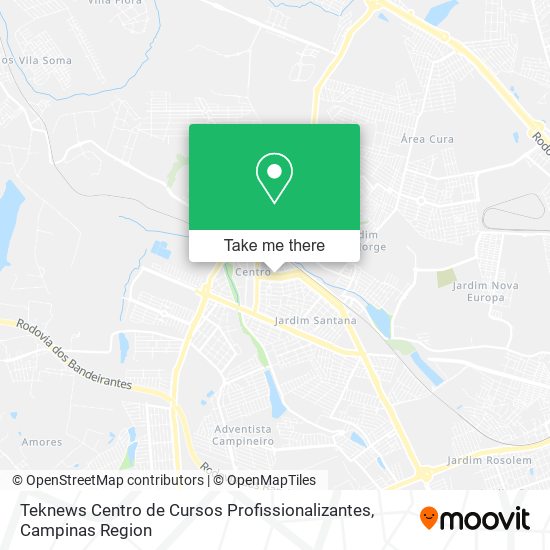 Teknews Centro de Cursos Profissionalizantes map