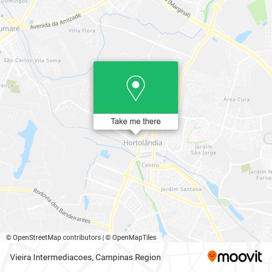 Vieira Intermediacoes map