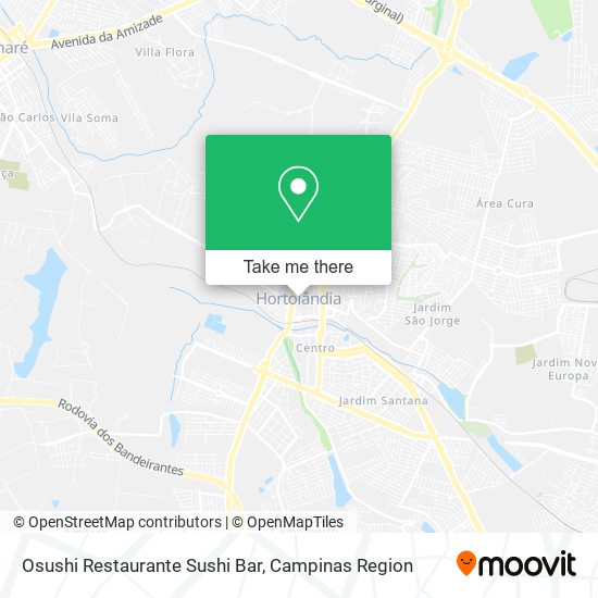 Osushi Restaurante Sushi Bar map