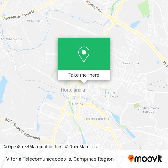 Vitoria Telecomunicacoes la map