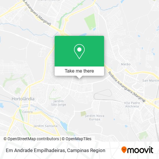 Em Andrade Empilhadeiras map