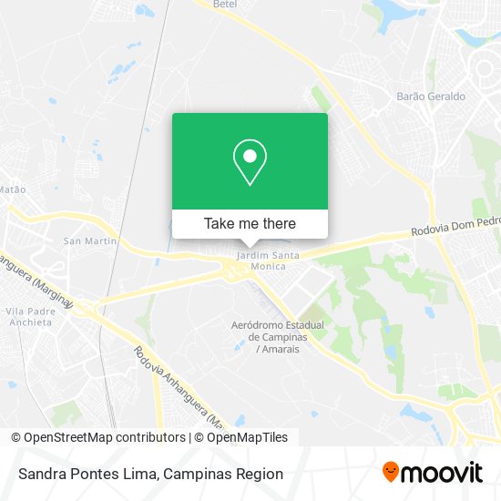 Mapa Sandra Pontes Lima