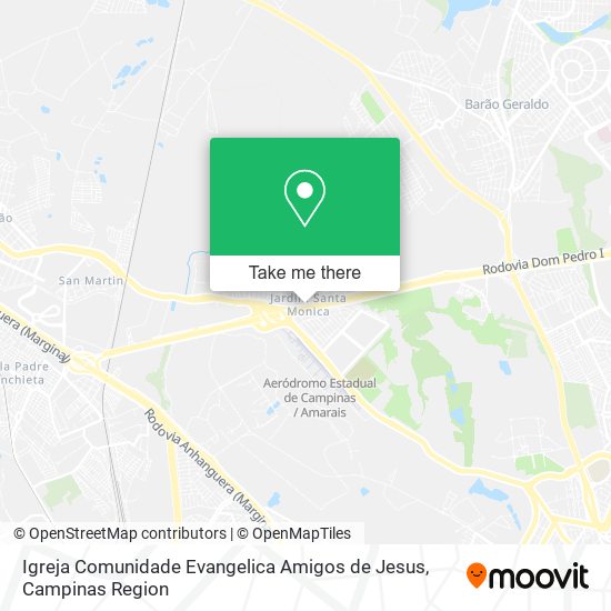 Mapa Igreja Comunidade Evangelica Amigos de Jesus