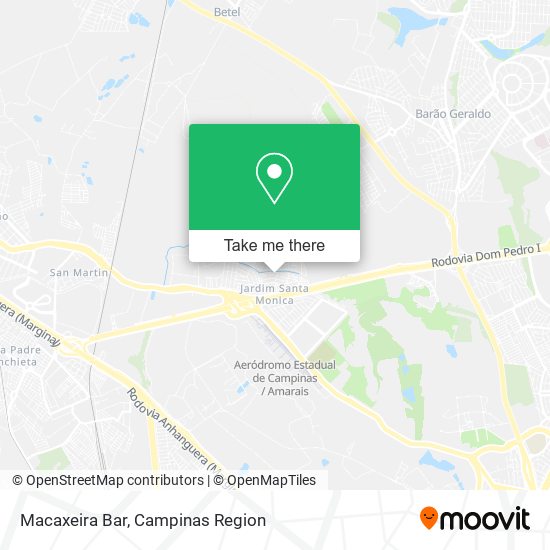 Macaxeira Bar map
