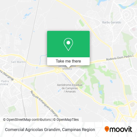 Comercial Agricolas Grandim map