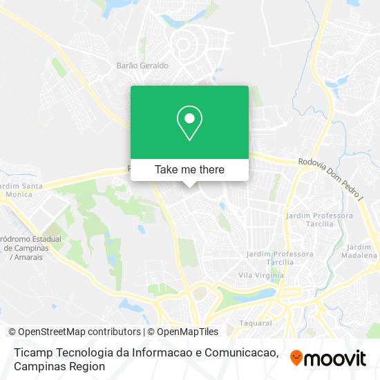 Mapa Ticamp Tecnologia da Informacao e Comunicacao