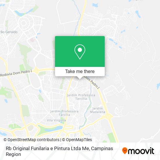 Rb Original Funilaria e Pintura Ltda Me map