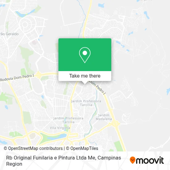 Rb Original Funilaria e Pintura Ltda Me map