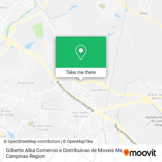 Gilberto Alba Comercio e Distribuicao de Moveis Me map