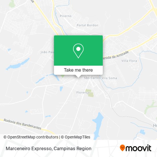 Marceneiro Expresso map