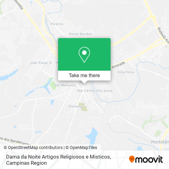 Dama da Noite Artigos Religiosos e Misticos map