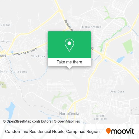 Condomínio Residencial Nobile map