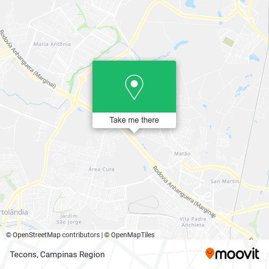 Tecons map