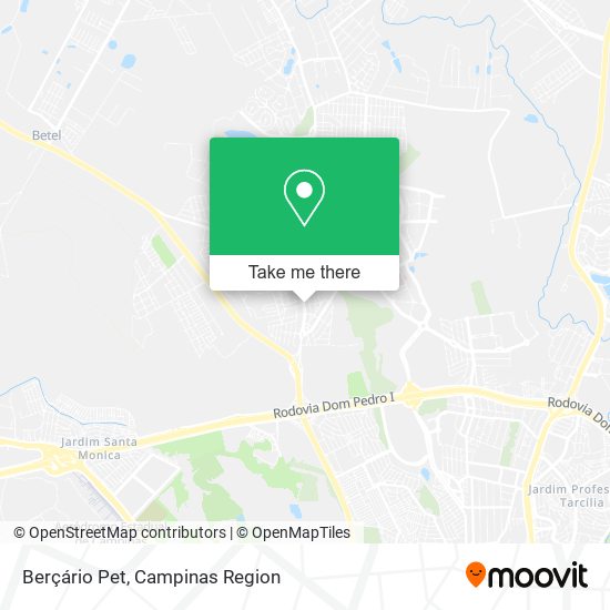 Berçário Pet map