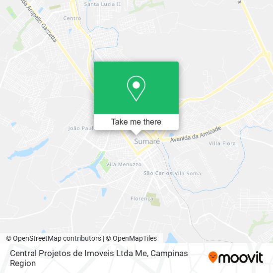 Mapa Central Projetos de Imoveis Ltda Me