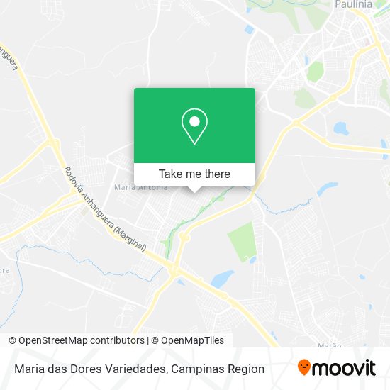 Maria das Dores Variedades map