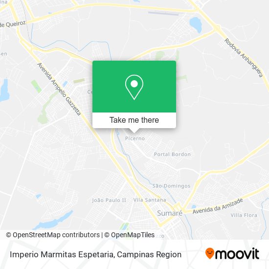 Imperio Marmitas Espetaria map