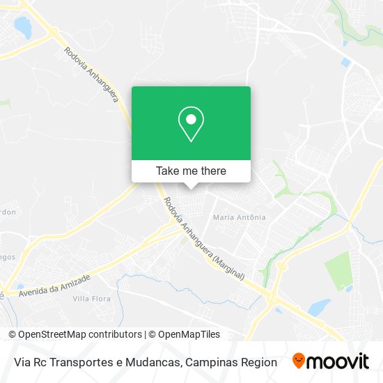 Via Rc Transportes e Mudancas map
