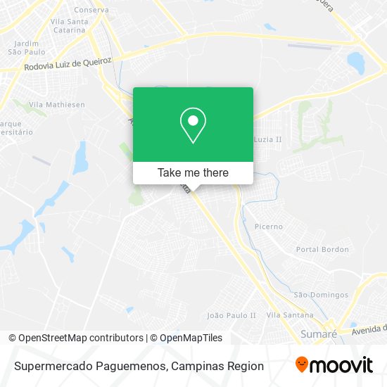 Mapa Supermercado Paguemenos