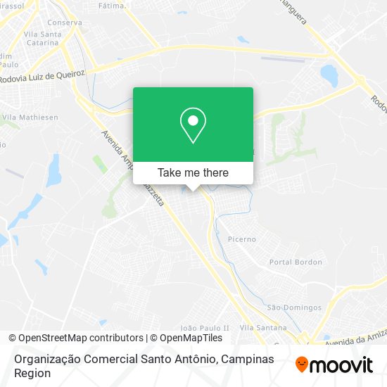 Organização Comercial Santo Antônio map