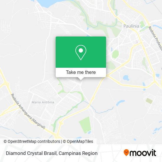 Mapa Diamond Crystal Brasil