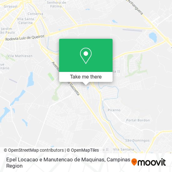 Epel Locacao e Manutencao de Maquinas map