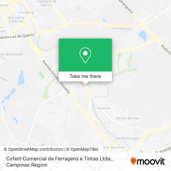 Mapa Cofert-Comercial de Ferragens e Tintas Ltda.