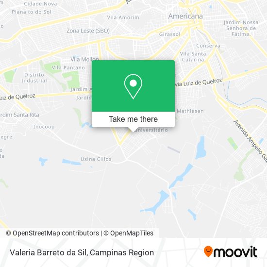 Valeria Barreto da Sil map