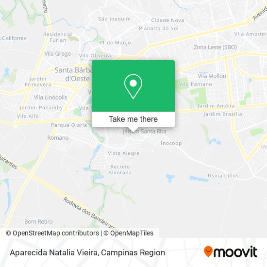 Aparecida Natalia Vieira map