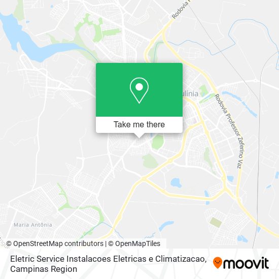 Eletric Service Instalacoes Eletricas e Climatizacao map
