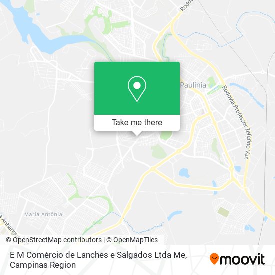 E M Comércio de Lanches e Salgados Ltda Me map