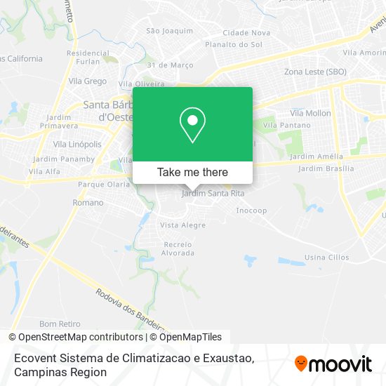 Mapa Ecovent Sistema de Climatizacao e Exaustao