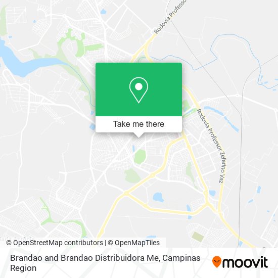 Mapa Brandao and Brandao Distribuidora Me