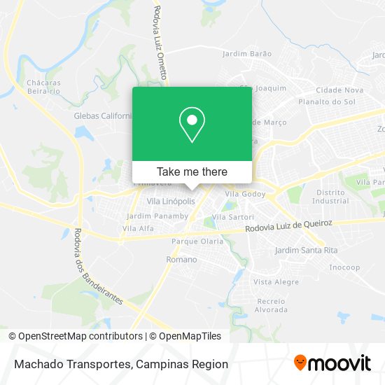 Mapa Machado Transportes