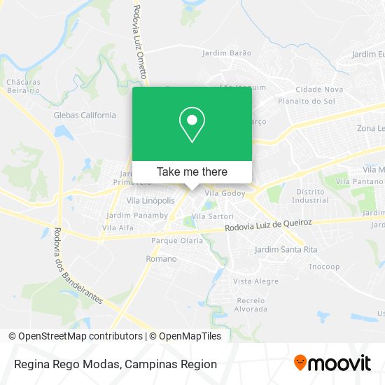 Regina Rego Modas map