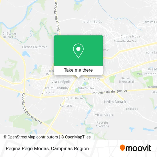 Regina Rego Modas map