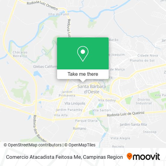 Comercio Atacadista Feitosa Me map