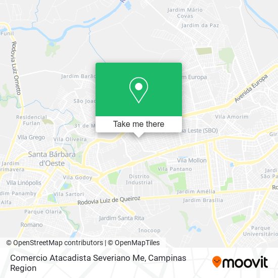 Comercio Atacadista Severiano Me map