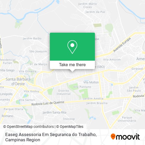 Easeg Assessoria Em Seguranca do Trabalho map