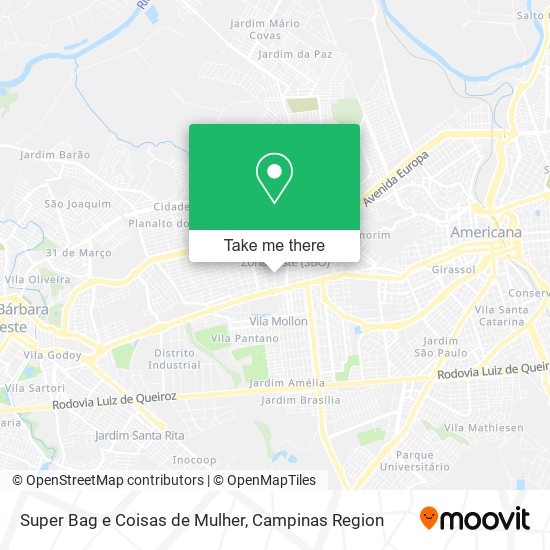 Super Bag e Coisas de Mulher map