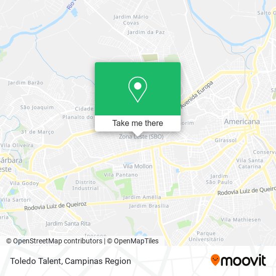 Toledo Talent map