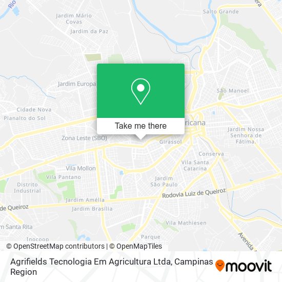 Agrifields Tecnologia Em Agricultura Ltda map