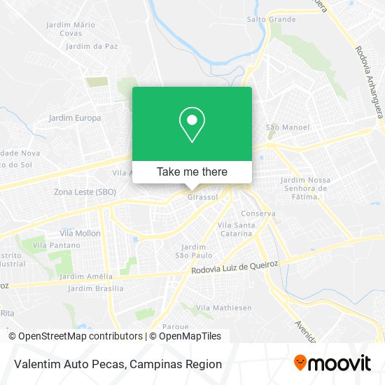 Valentim Auto Pecas map